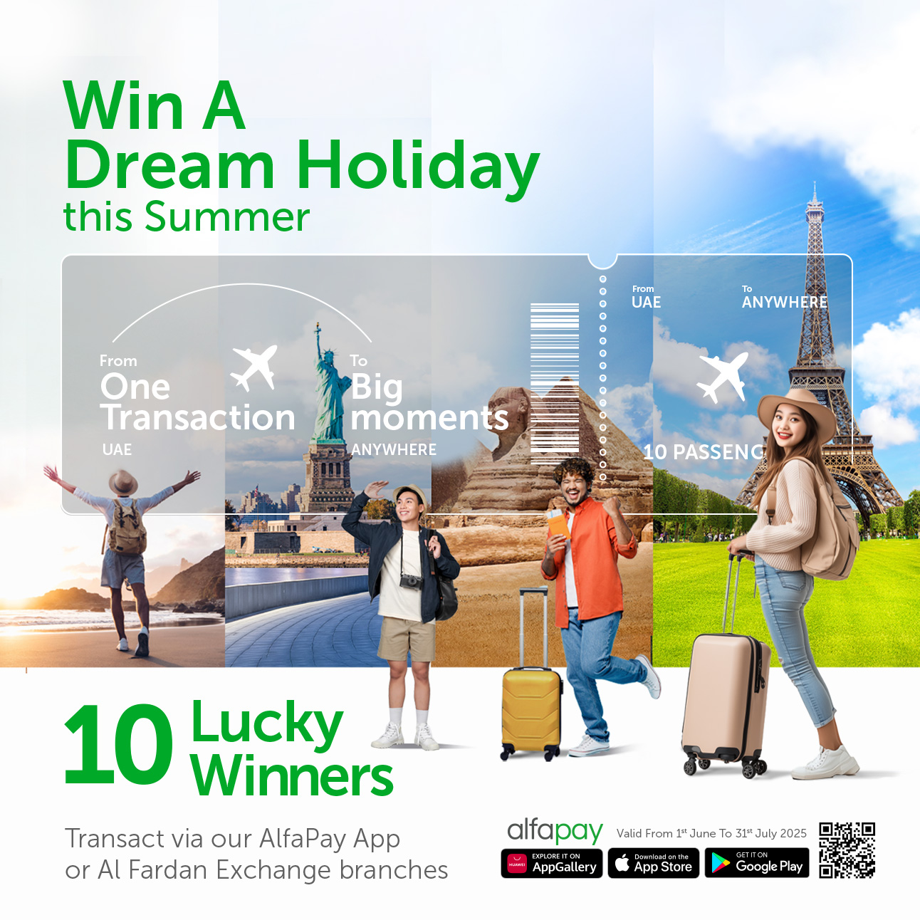 Win a Dream Holiday This Summer with Al Fardan Exchange