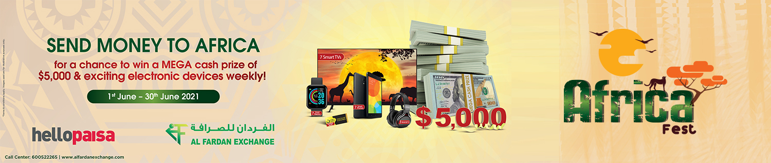 Send money to Africa for a chance to win a Mega Cash Prize of $5000 and Exciting Electronic devices weekly!