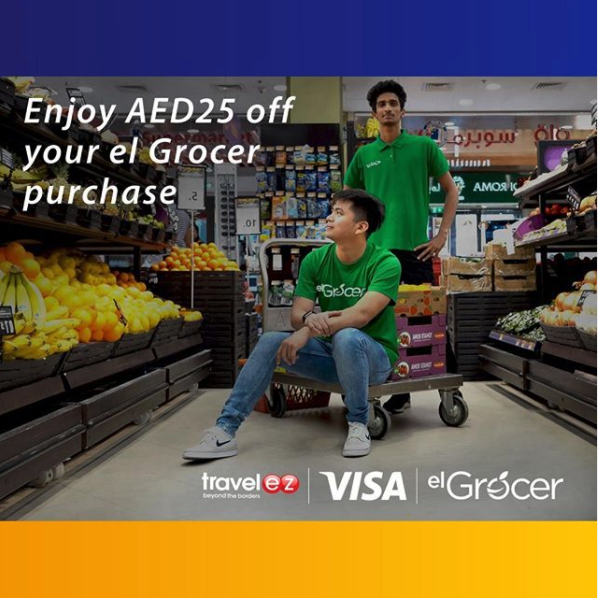 Enjoy AED25 off your purchase when you use #TravelezPlus Visa Card