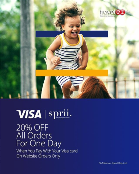 20% OFF on all orders from Spri.com.